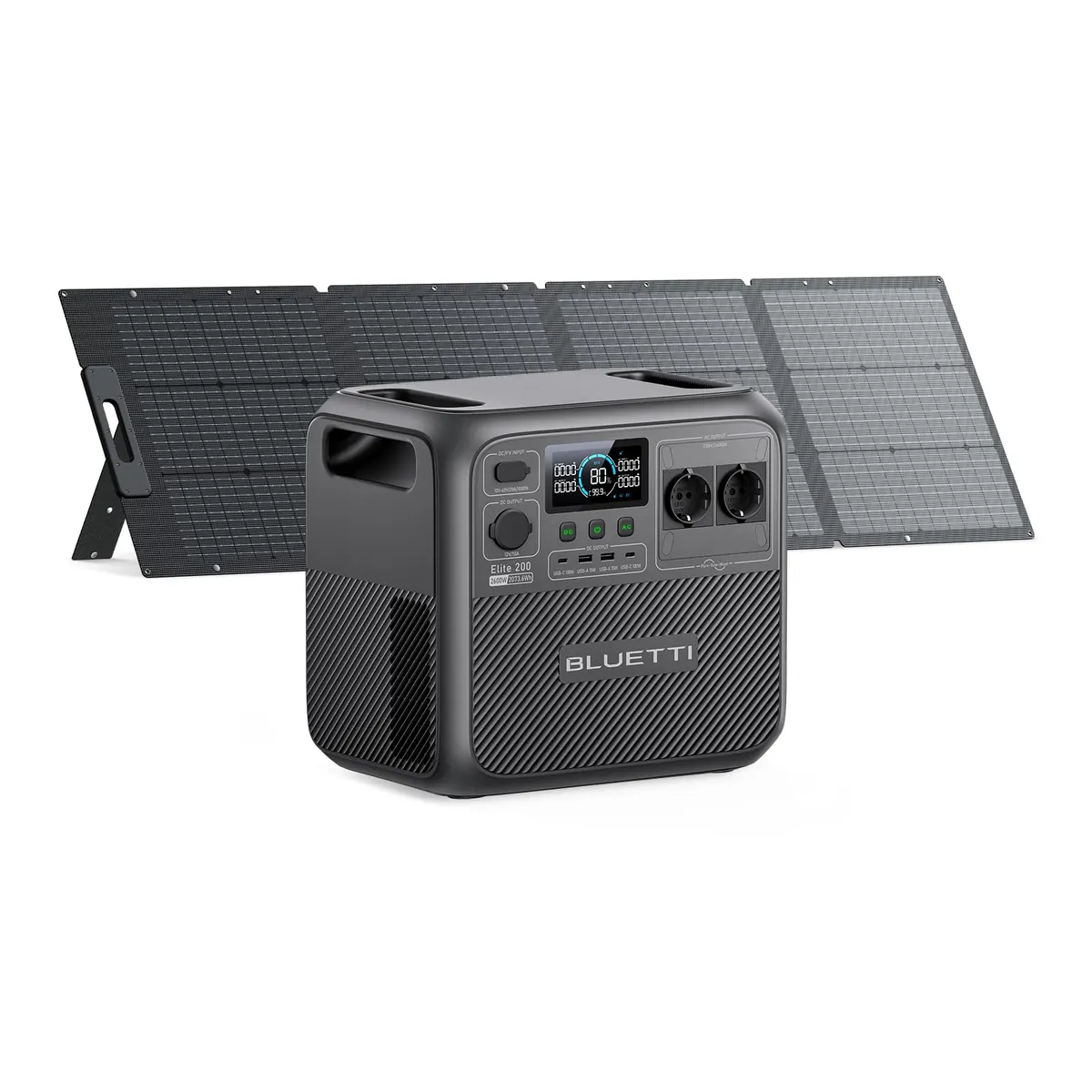 BLUETTI Elite 200 V2 + Panel Solar 200W
